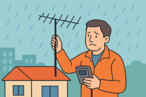 Antenniyhteyden ongelmat sateella – syyt ja korjaukset